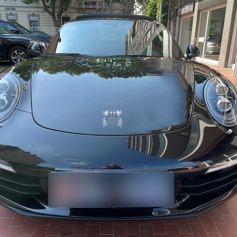 1pc x 3D Silver Chrome Devil Demon Sticker Decal Auto Car Emblem Decal Decoration