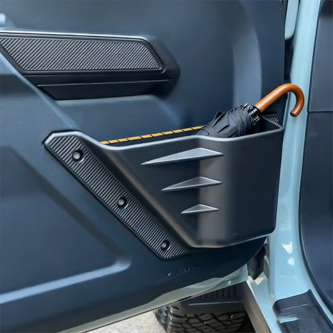 Door Side Cup Holder Storage Pocket Holder Kit For Ford Bronco 2 Doors 2021-2025
