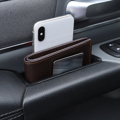 Door Side Organizer Tray, Insert Driver and Passenger Door Armrest Pocket Storage Box Compatible with Ram 1500 2019-2023 (Not fit Ram 2500 and Ram 3500) - 4PCS