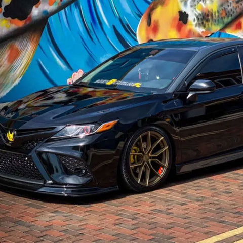 6Pcs Red Car Reflective Sporty Racing Style Tire Rim Stickers For 18-21 Inch Wheels