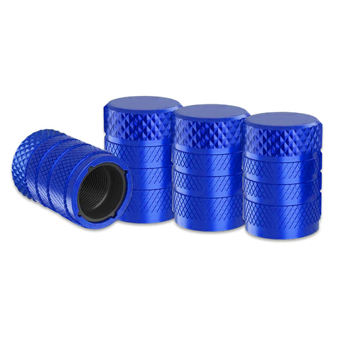 Xotic Tech 4pcs Tire Valve Stem Cover Caps Anodized Aluminum Alloy, Corrosion Resistant Leak-Proof Wheel Valve Cap Set Exterior Accessories, Universal for Cars Trucks Motorcycles SUVs and Bikes