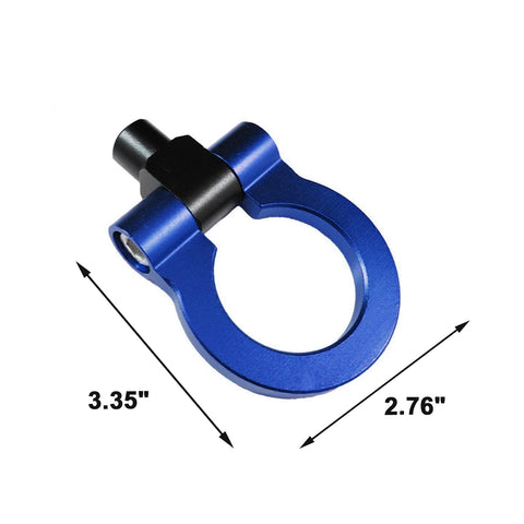 Blue Tow Hook+Tire Valve Stem+Quick Release Fasteners For Subaru Impreza 2017+