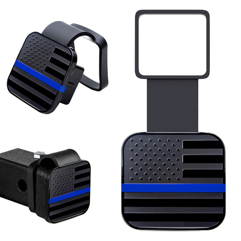 x xotic tech 2 Inch Universal American Flag Tow Hitch Covers, Trailer Hitch Cover Tube Plug Insert, Car Exterior Accessories, Receiver Tube Hitch Plug