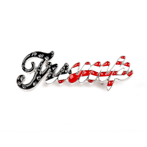 Donald Trump 2024 I'LL BE BACK Patriotic USA Flag Metal Tie Tack Badge Pin 2pcs