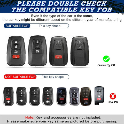 Pink Smart Keyless Remote TPU Case For Toyota Camry,Prius,C-HR,86 etc 2017/18+