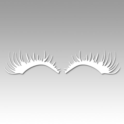 Xotic Tech CarLashes Car Headlight Eyelashes Stickers Fashion Fake Cute Decal Universal for Car Truck Headlamp Headlight