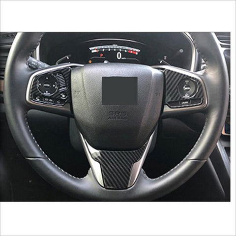 Carbon Fiber Texture Gear Shift Frame Dash AC Vent Outlet Cover For Civic 16-21