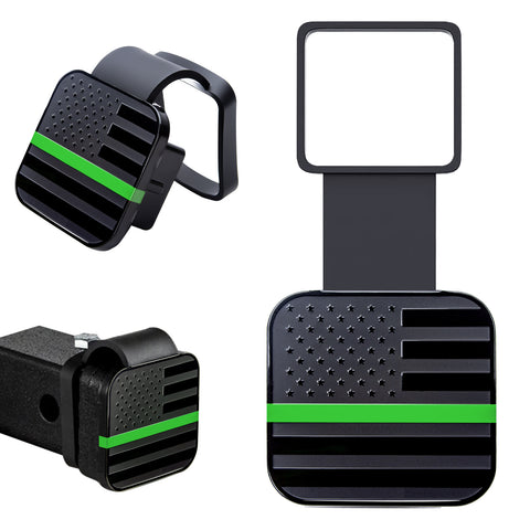 x xotic tech 2 Inch Universal American Flag Tow Hitch Covers, Trailer Hitch Cover Tube Plug Insert, Car Exterior Accessories, Receiver Tube Hitch Plug