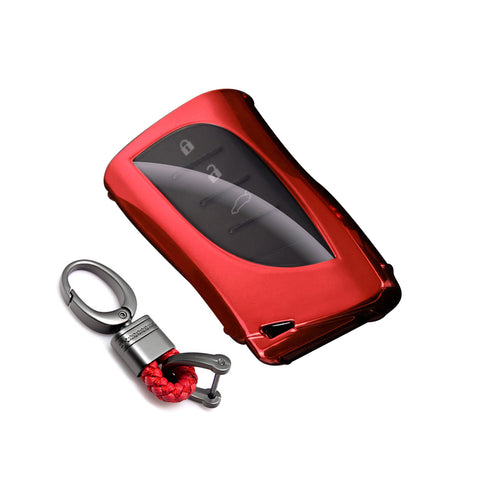 Key Fob Cover with Keychain Soft TPU Full Protection Key Case Shell, Compatible with Lexus ES350 ES300h LC500 LC 500h LS500 LS500h UX250h GX460 UX200