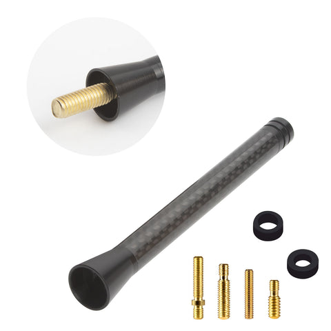 Xotic Tech Car Short/Long Antenna Union Jack Flag Checkerboard Theme Compatible with Mini Cooper All Models