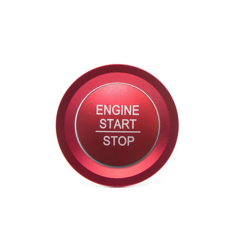 Set Red Engine Start Button Ring Overlay Cover For Honda Civic Accord 10th Gen