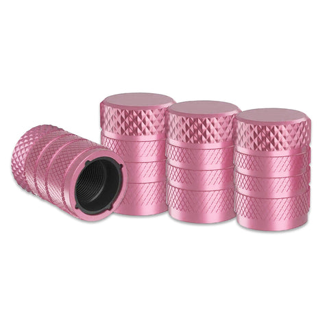 Xotic Tech 4pcs Tire Valve Stem Cover Caps Anodized Aluminum Alloy, Corrosion Resistant Leak-Proof Wheel Valve Cap Set Exterior Accessories, Universal for Cars Trucks Motorcycles SUVs and Bikes