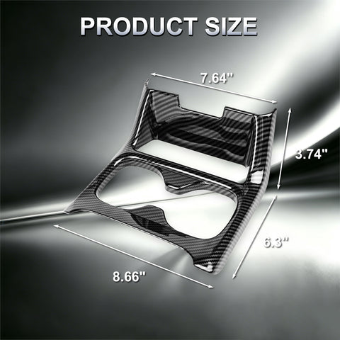 Wood/ Carbon Style Console Cup Holder Frame Trim Accessories For Honda CRV 23-up