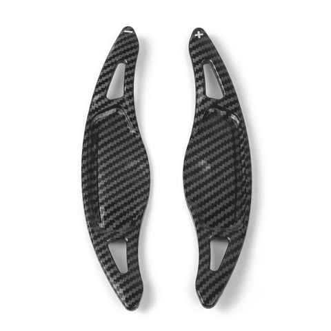Carbon Fiber ABS Steering Wheel Paddle Shifter Extension For Kia Stinger 2018-up