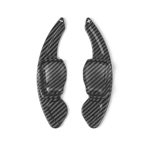 Carbon Fiber Pattern Steering Wheel Paddle Shifter Extension For VW Golf Beetle