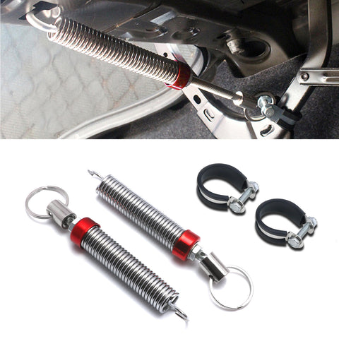 Flexible Adjustable Automatic Open Car Trunk Tail Boot Lid Lifting Spring Device Vehicle Auto Part Metal Silver Red 6''-9'' Fit Cars Without Hydraulic Rod Lifting Device
