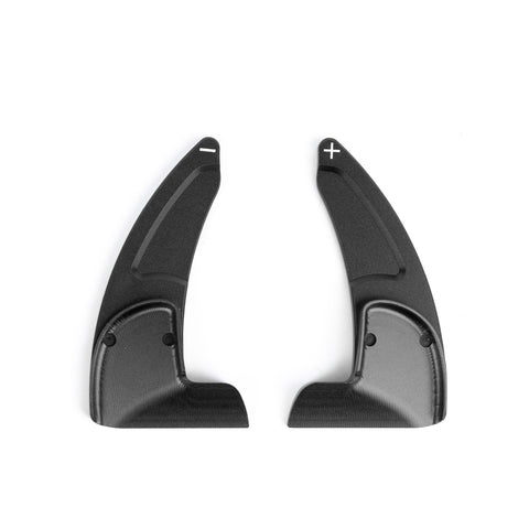 Black Forged ABS Paddle Shifter Extension For Dodge Charger Chrysler 300 2015-21