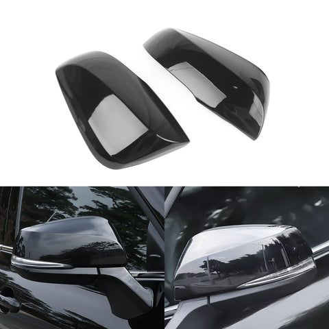 x xotic tech Carbon Fiber Style Rearview Mirror Cover Trim Molding Compatible with Toyota Highlander 2020+, Grand Highlander 2024+, RAV4 2019+, RAV4 Prime 2021+ ABS Car Decoration Exterior Accessories