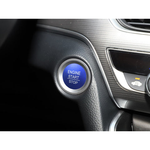 Blue Sporty Engine Start Push Button Switch Trim For Honda Civic Accord 10th Gen