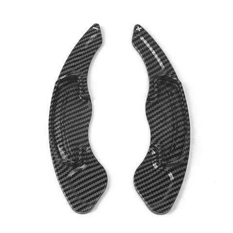 Carbon Fiber Look Steering Wheel Paddle Shifter Extension For Honda Accord Civic
