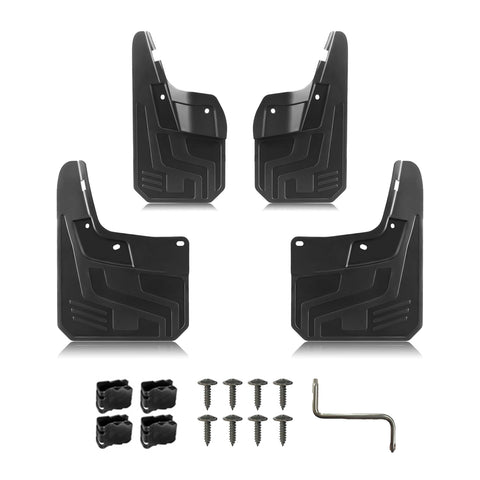 x xotic tech Mud Flaps Splash Guard Compatible with Chevrolet Colorado Z71/WT/LT 2023 2024 2025 2026 Front & Rear Mudguards Fender Flare Dirt Slush Trap Protector Set Pickup Truck Accessories(4PCS)