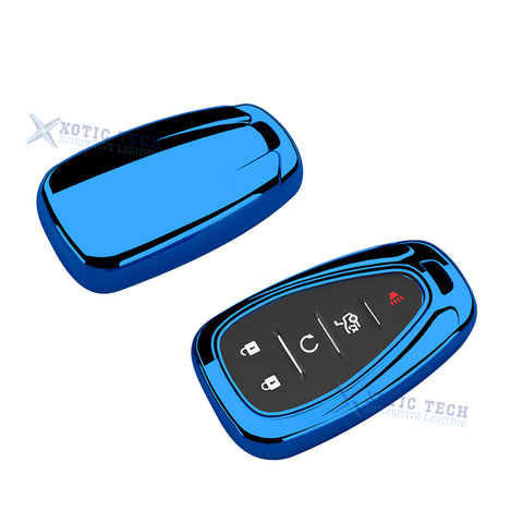 1X Keyless Remote Soft TPU Key Fob Cover Case For Chevy Camaro Malibu Cruze Spark Volt Bolt