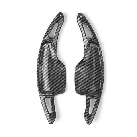 Carbon Fiber ABS Steering Wheel Paddle Shifter Extension For Chevy Camaro 2016+