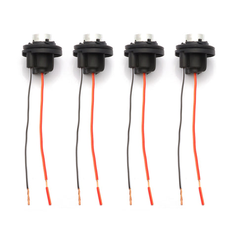 (2) 1156 7506 P21W Car Turn Signal Brake Light Bulbs Harness Extension Wiring