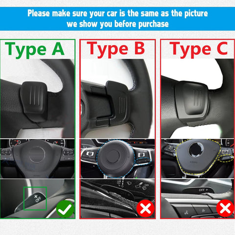 Red Aluminum Paddle Shifter Extension Kit For VW Golf MK6 2009-2014 Jetta 11-17