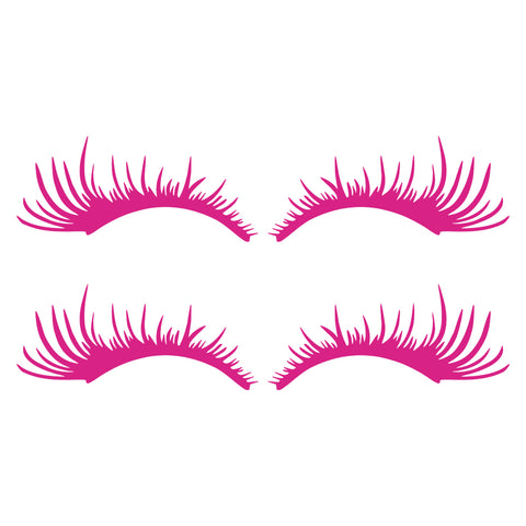 Xotic Tech CarLashes Car Headlight Eyelashes Stickers Fashion Fake Cute Decal Universal for Car Truck Headlamp Headlight