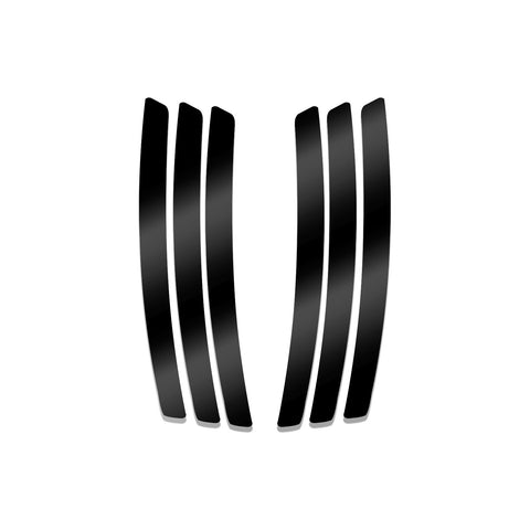 6pcs Car Body L&R Side Vent Insert Stripe Decal Vinyl Inlay Sticker Compatible with Chevrolet Camaro 2010-2015 (Glossy Black)