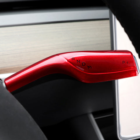 Carbon Fiber ABS Set Steering Paddle Shifter Trim Cover For Tesla Model 3 2017-2023 & Model Y 2020-up