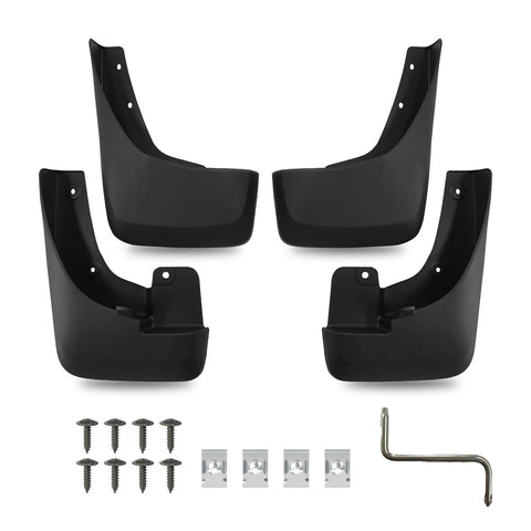 x xotic tech Mud Flaps Splash Guard Compatible with Nissan Frontier S/SV 2022 2023 2024 2025 2026 2027, No Drill Front & Rear Mudguards Fender Protector Set w/Hardware Pickup Truck Accessories(4PCS)