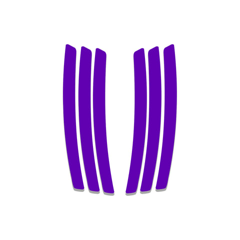 Xotic Tech 6pcs Car Body L&R Side Vent Insert Stripe Decal Vinyl Inlay Side Vent Gill Sticker Compatible with Chevrolet Camaro 2010-2015