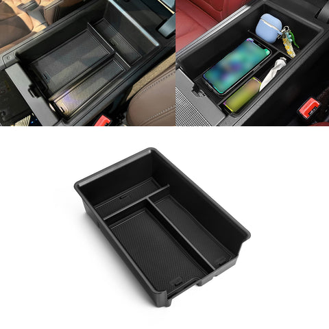 Xotic Tech Center Console Organizer Compatible with BMW 3 Series G20 2019-2024 4 Series G22 i4 G26 2021-2024 Console Armrest Storage Box Tray Accessories