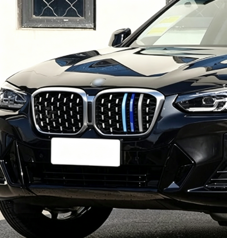 7-Beams Front Kidney Grill Buckle Trim Decortion Clip For BMW X4 G02 LCI 22-2025