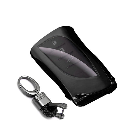 Key Fob Cover with Keychain Soft TPU Full Protection Key Case Shell, Compatible with Lexus ES350 ES300h LC500 LC 500h LS500 LS500h UX250h GX460 UX200