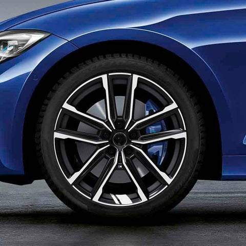 6Pcs Silver Car Reflective Sporty Racing Style Tire Rim Stickers For 18-21 Inch Wheels