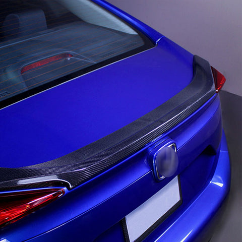 For Honda Civic 2016-2020 4DR JDM Style Carbon Fiber Rear Trunk Lip Wing Spoiler
