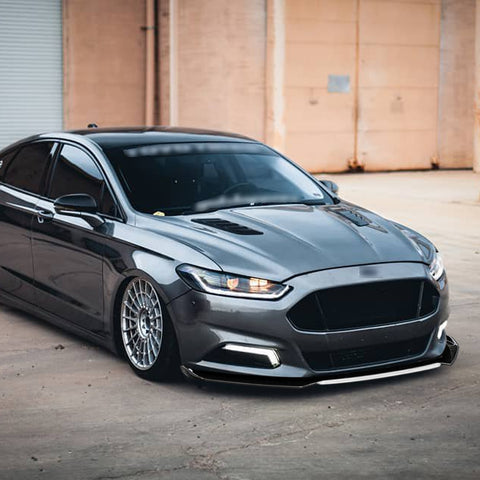 Xotic Tech Front Bumper Spoiler Splitter Diffuser Protector Detachable Middle Piece Replacement Compatible with Honda Accord Civic, Volkswagen MK5 MK6 MK7,Kia Optima,Mitsubishi Lancer