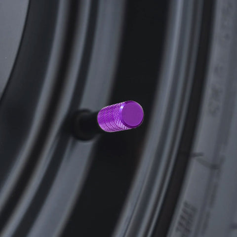 Xotic Tech 4pcs Tire Valve Stem Cover Caps Anodized Aluminum Alloy, Corrosion Resistant Leak-Proof Wheel Valve Cap Set Exterior Accessories, Universal for Cars Trucks Motorcycles SUVs and Bikes