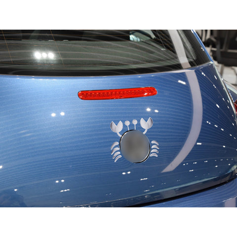 1pc x 3D Silver Chrome Devil Demon Sticker Decal Auto Car Emblem Decal Decoration