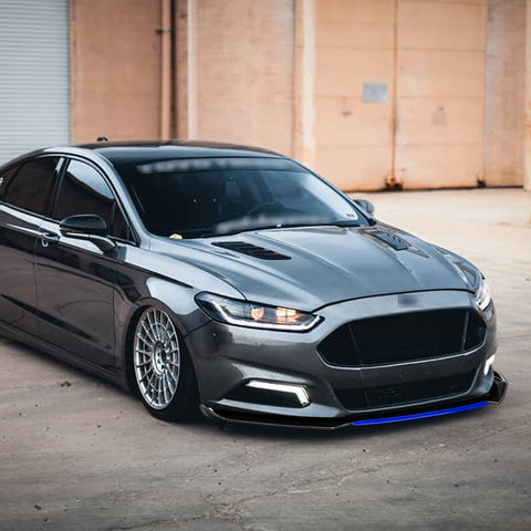 Xotic Tech Front Bumper Spoiler Splitter Diffuser Protector Detachable Middle Piece Replacement Compatible with Honda Accord Civic, Volkswagen MK5 MK6 MK7,Kia Optima,Mitsubishi Lancer