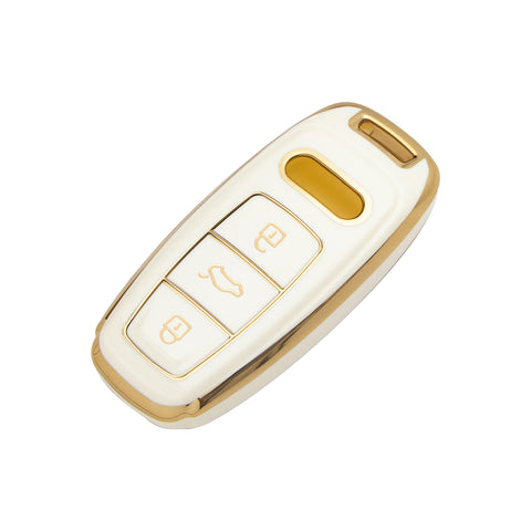 2X TPU Full Cover Smart Key Fob Cover For Audi A3 S3 S6 RS6 S7 2020-2022