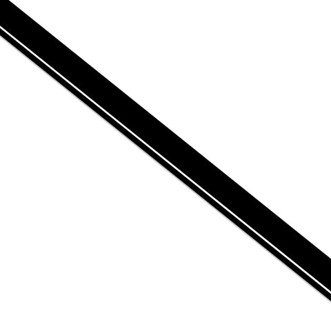 Xotic Tech Left Side Vinyl Stripe Car Body Decal Racing Rally Sporty Sticker for Porsche 911 Macan Cayenne Hood Roof Rear Trunk Black