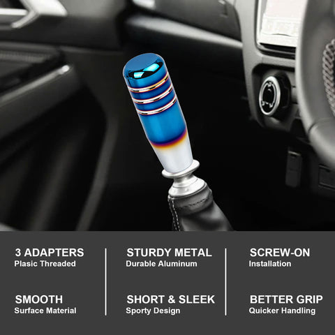 JDM Universal Aluminum Manual Racing Car Gear Stick Shift Knob Shifter Lever