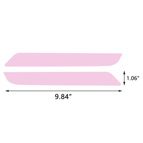 Xotic Tech Self Adhesive Front Fog Light DRL Tint Vinyl Film, Precut Fog Lamp Light Transmission Stickers Overlay Decal Exterior Decoration Compatible with Honda Accord 10th 2018 2019 2020