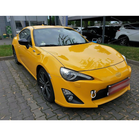 Set JDM Sport Style Tow Hook Ring Decoration+Tire Valve Stem Caps Universal Fit