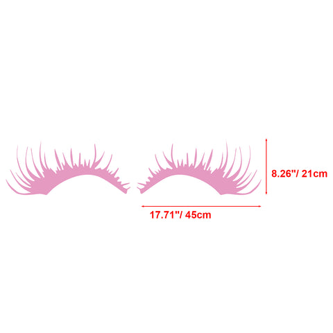 Xotic Tech CarLashes Car Headlight Eyelashes Stickers Fashion Fake Cute Decal Universal for Car Truck Headlamp Headlight