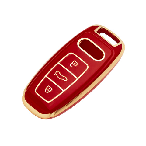 2X TPU Full Cover Smart Key Fob Cover For Audi A3 S3 S6 RS6 S7 2020-2022